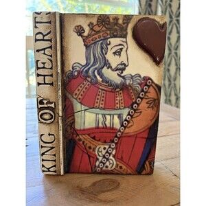 Sid Dickens Memory Tile Block King of Hearts Retired T-158 Used